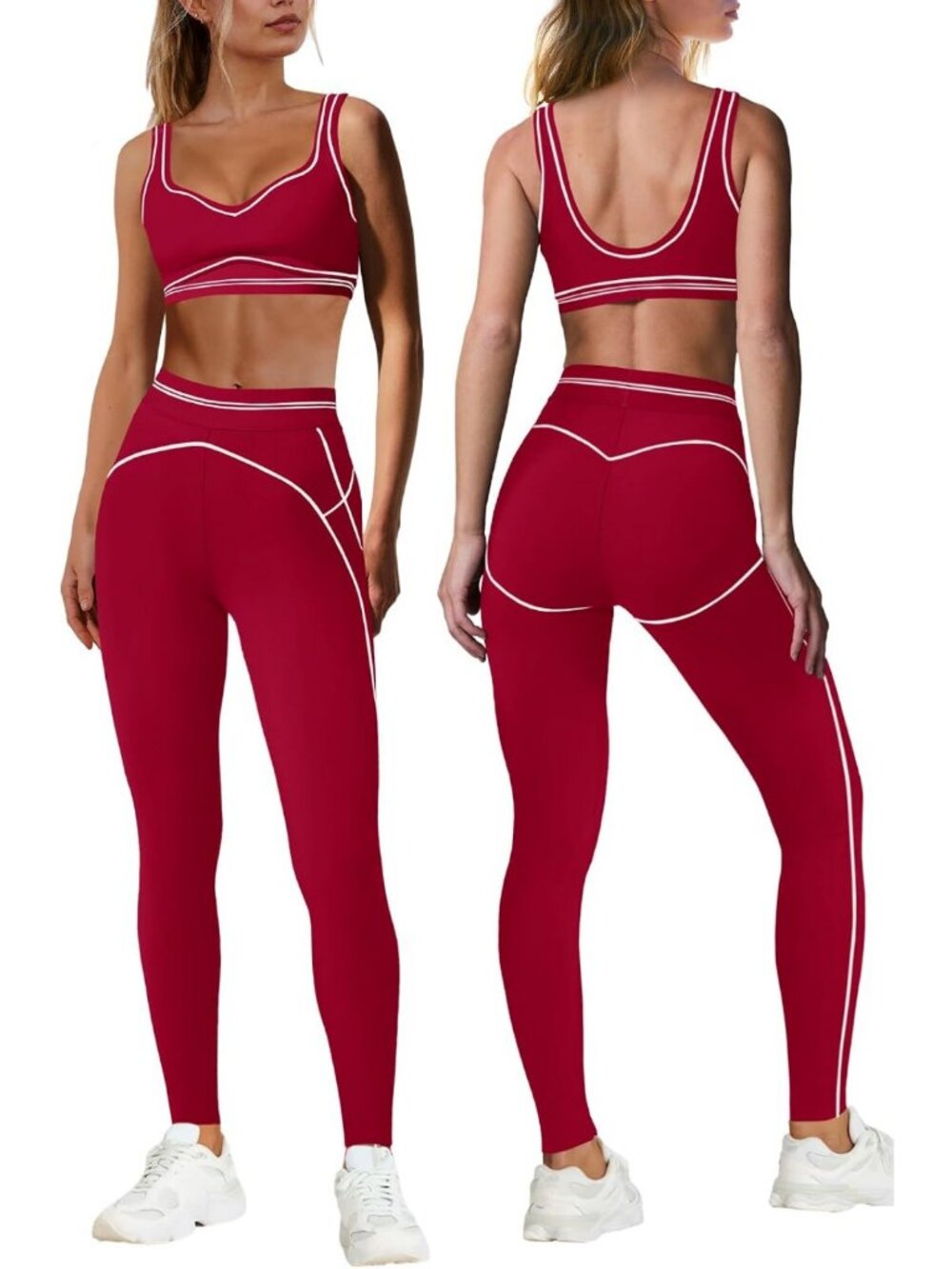 Stylish 2-Piece Women's Workout Set - Yoga, Pilates, Fitness Outfit